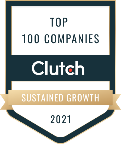 Top 100 companies Clutch sustained growth 2021