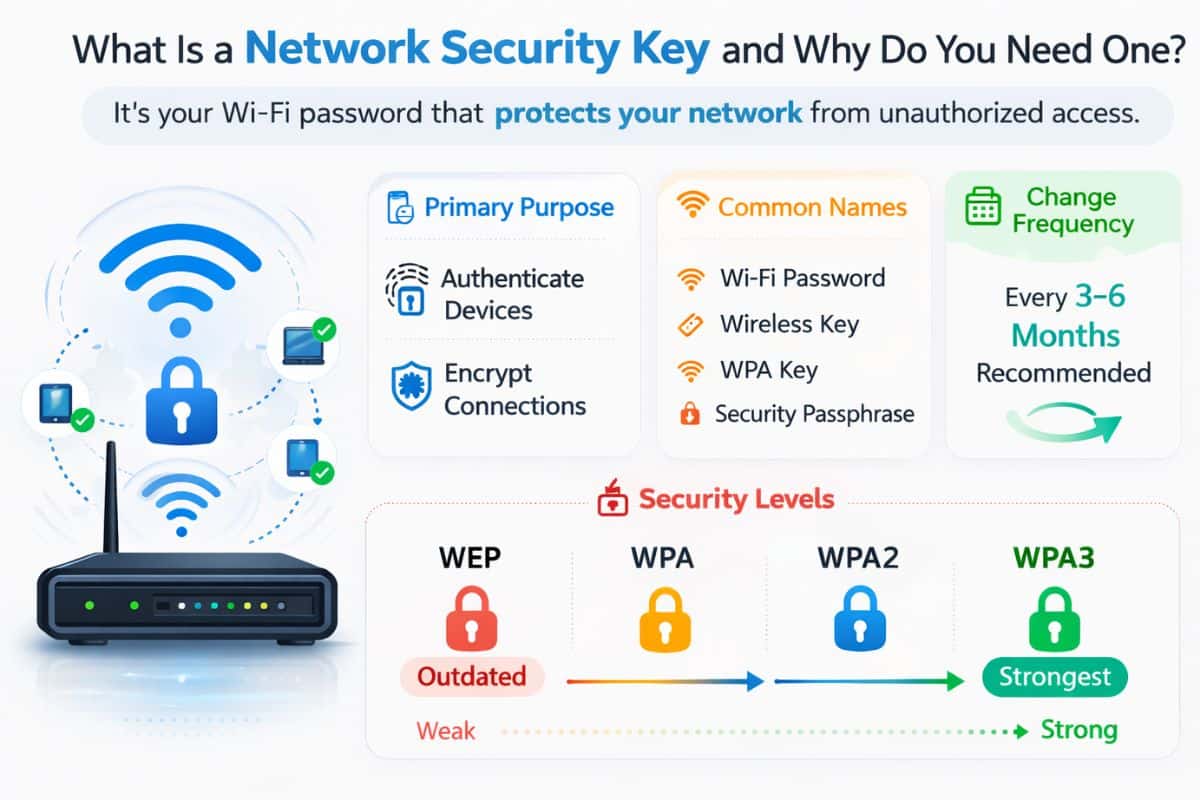 What is a Network Security Key: Find & Change Your Network Security Key