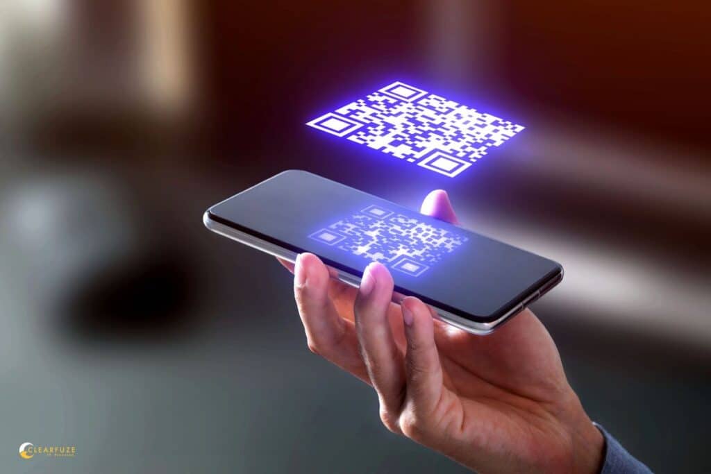 Network Security Key Safely Using QR Code